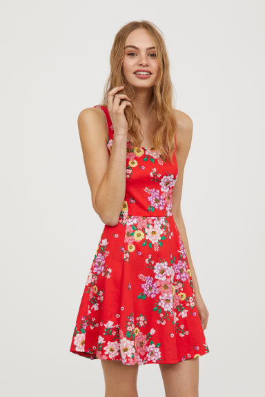 Segundas rebajas H&M vestido estampado